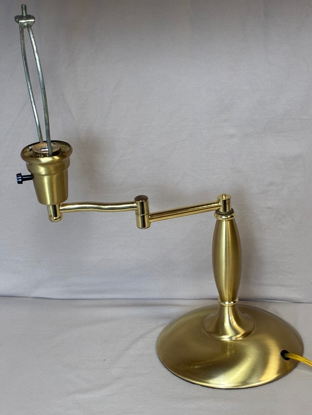 Brass Hampton Bay swing arm lamp